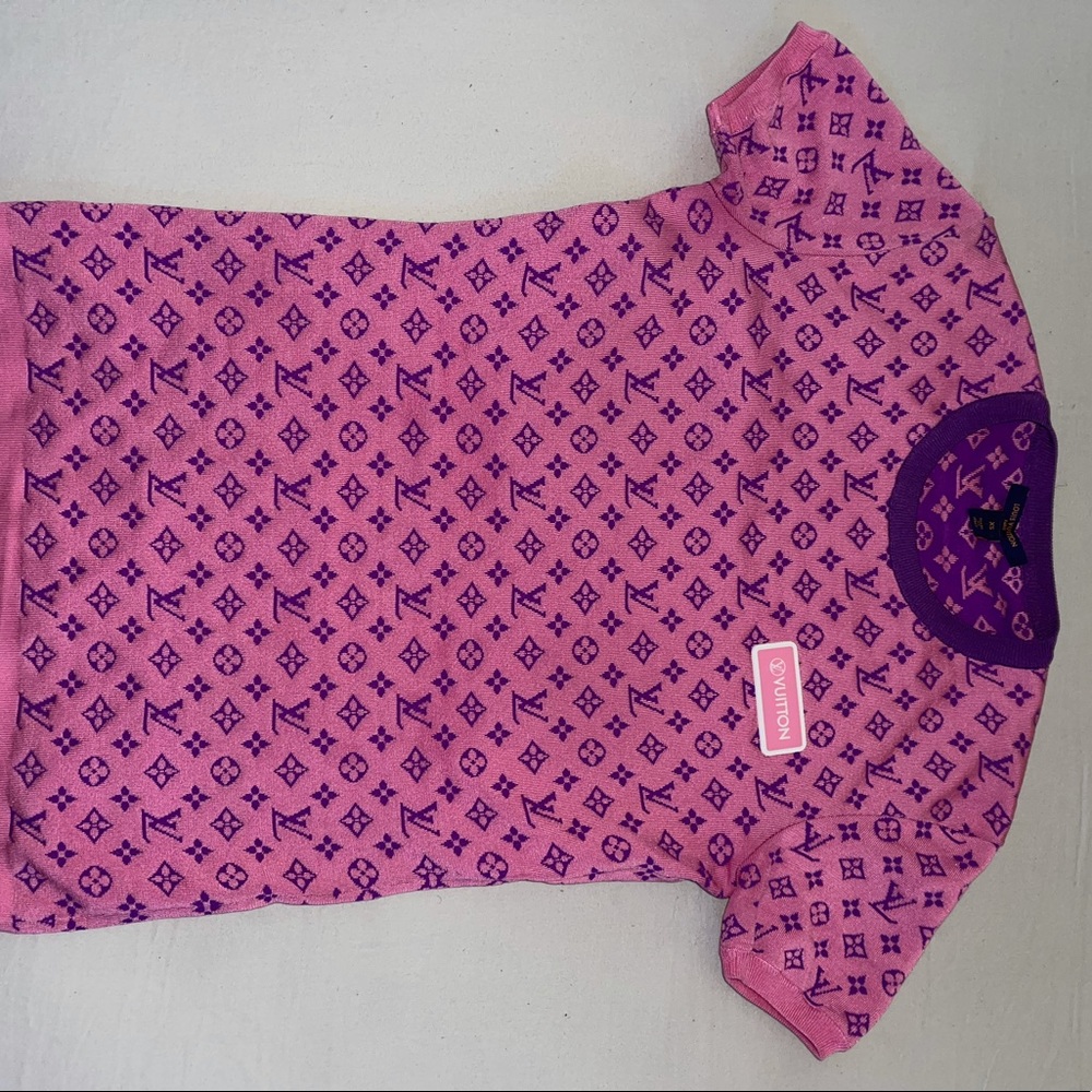 Louis Vuitton Sporty Jacquard Knit top